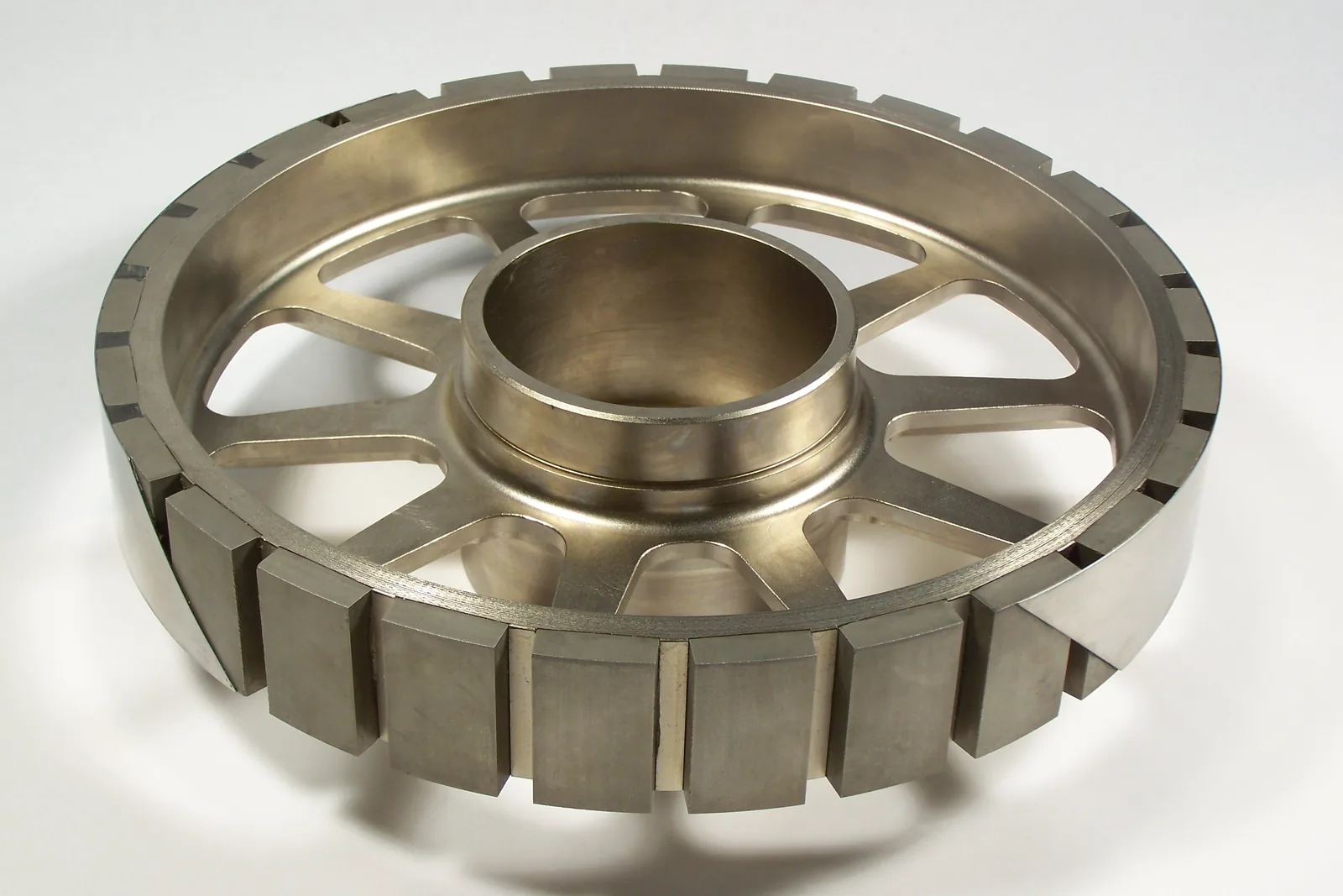 Precision magnetic rotor assembly with rare earth magnet segments